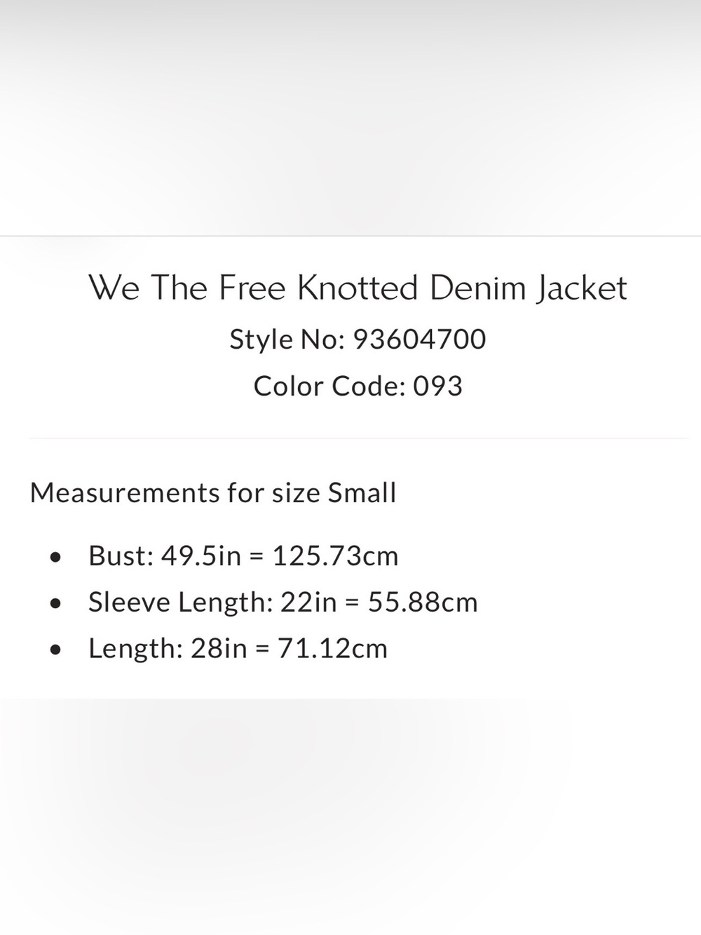 We The Free Knotted Denim Jacket - Picture 10 of 10